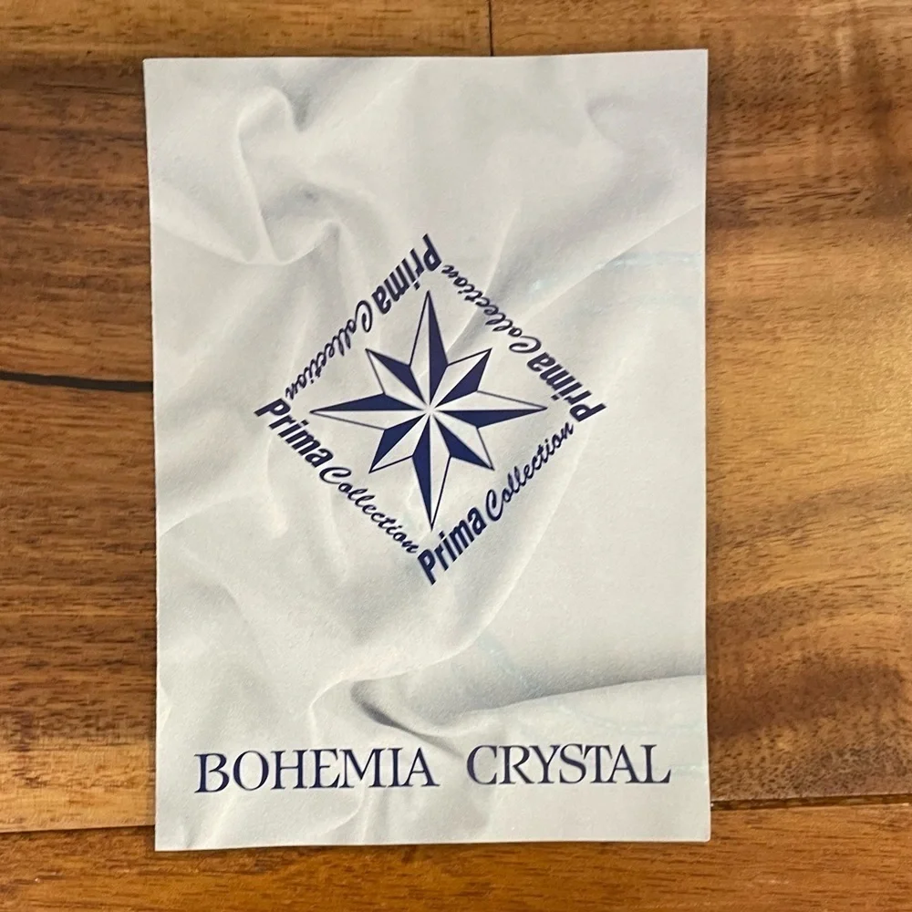 Vintage Bohemia Ballerina Crystal Ice Bucket Prima Collection Czech Republic.